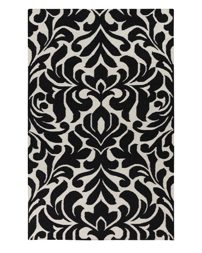 Surya Market Place Rug, Ivory/Dark Forest, 5' x 8'