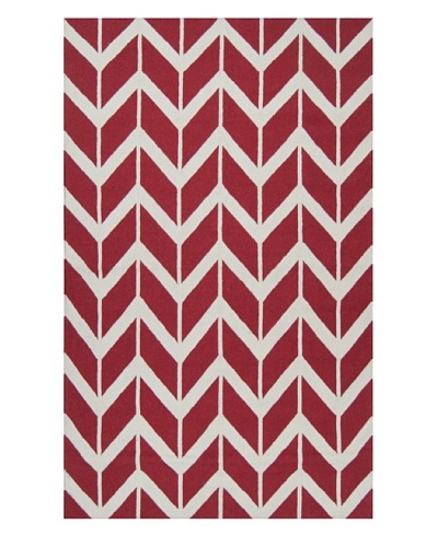 Surya Fallon Rug [Venetian Red/White]