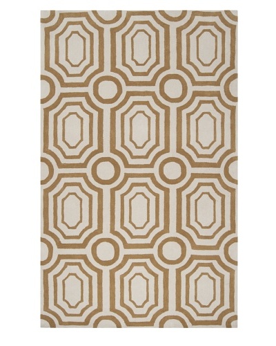 Surya Hudson Park Rug [Old Gold, Winter White]