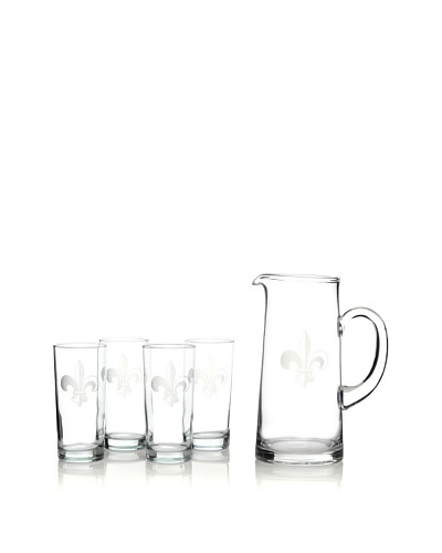 Susquehanna Glass 5-Piece Fleur-de-Lys Set