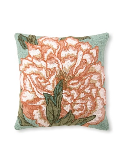 Suzanne Nicoll Floral Panel 18″ x 18″ Hook Pillow