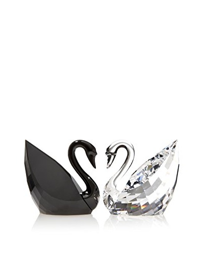 Swarovski Swan Crystal and Jet Figurine