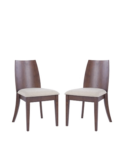Safavieh Set of 2 Jed Side Chairs, Beige