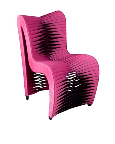 Phillips Collection Seat Belt Dining Chair, Pink