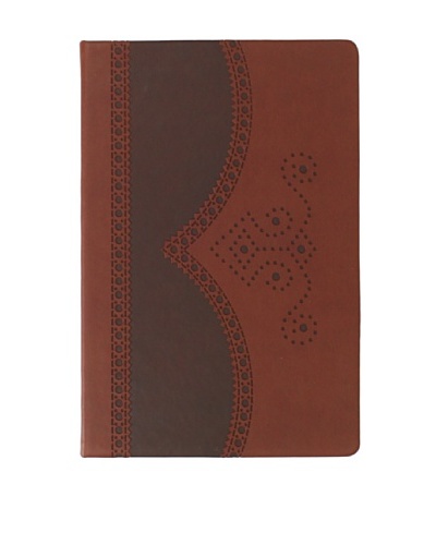 Ted Baker Brown Medium Brogue Notebook