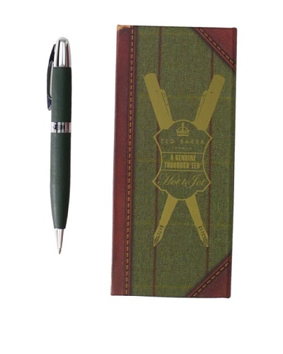 Ted Baker Green Pen in Tweed Box