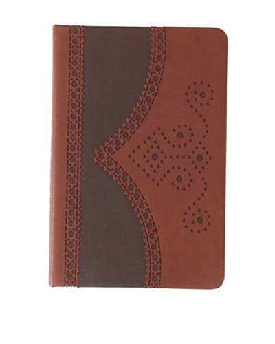 Ted Baker Brown Small Brogue Notebook