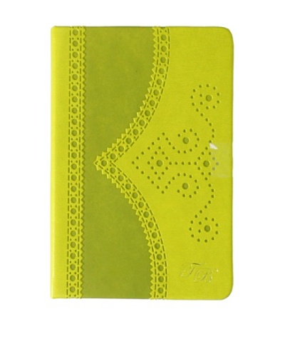 Ted Baker Green Small Brogue Notebook