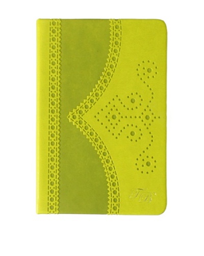 Ted Baker Green Small Brogue Notebook