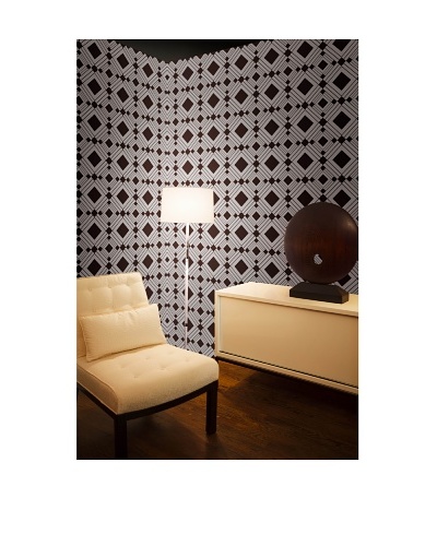 Tempaper Designs Diamond Self-Adhesive Temporary Wallpaper [Chocolate]