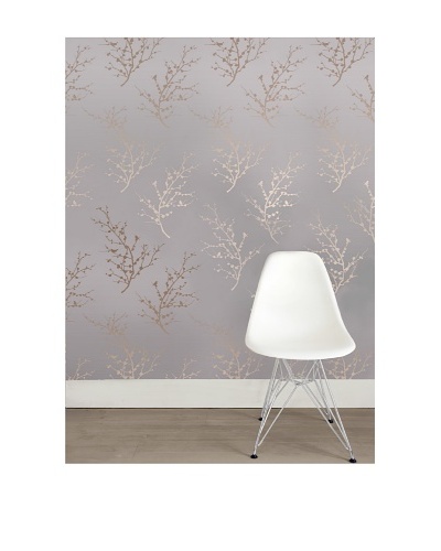 Tempaper Designs Edie Self-Adhesive Temporary Wallpaper, [Bronze]