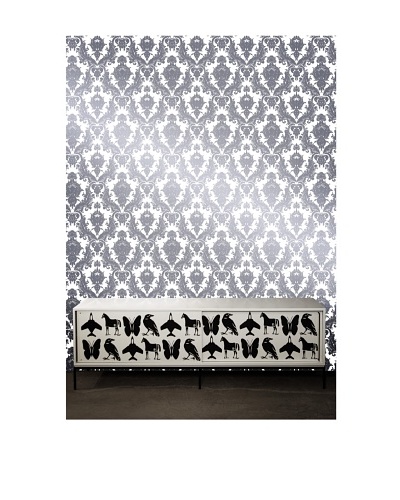 Tempaper Designs Damsel Self-Adhesive Temporary Wallpaper, [Oyster]