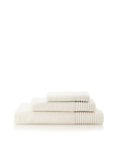 Terrisol Cotton/Rayon from Bamboo 3-Piece Towel Set, IvoryAs You See