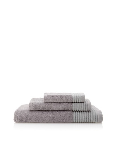 Terrisol Cotton/Rayon from Bamboo 3-Piece Towel Set, Slate Black