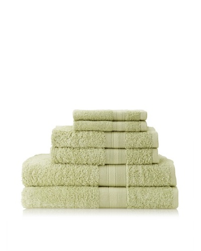 Terrisol 6-Piece Towel Set, Grass