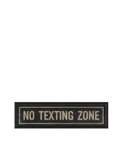 The Artwork Factory No Texting Zone Framed Giclée