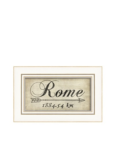 The Artwork Factory Rome 1884Km Framed Giclée