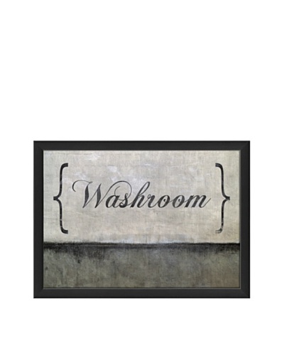 The Artwork Factory Washroom Framed Giclée