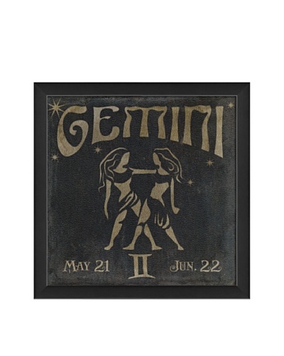 The Artwork Factory Gemini Zodiac Framed Giclée