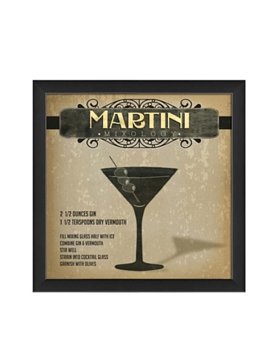 The Artwork Factory Martini Mixology Framed Giclée