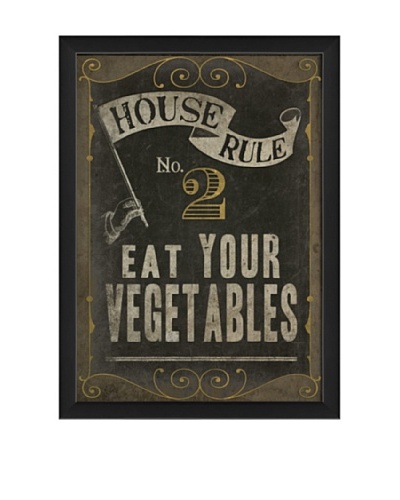 The Artwork Factory Eat your Vegetables Framed Giclée