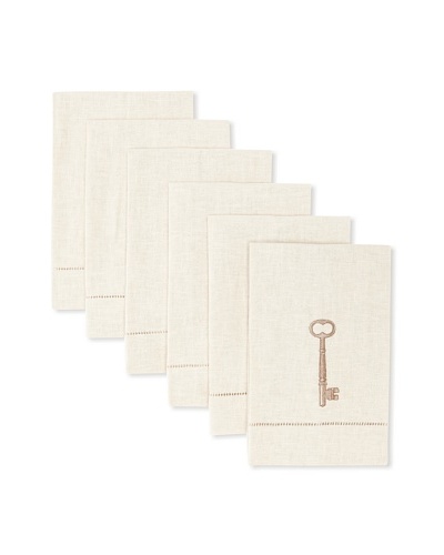 D.L. Rhein Set of 6 Key III Guest Towels