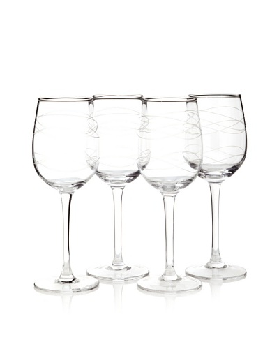 Artland Set of 4 Currents Wine Glasses