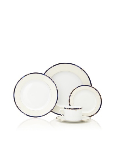 Philippe Deshoulières Limoges Scala Blue 5-Piece Place Setting