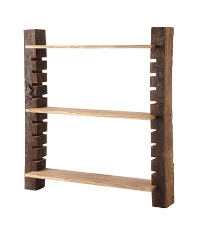 The HomePort Collection Unysn Elm Wall Shelf, Short