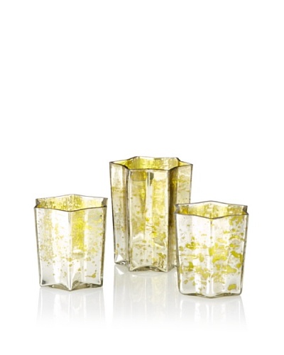 The HomePort Collection Zara Star Votive, Lime