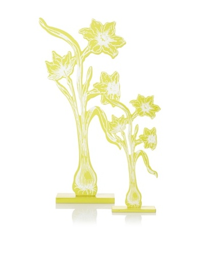 The HomePort Collection Set of 2 Daffodil Accents