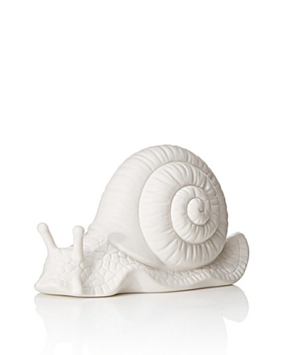 The HomePort Collection Large Snail Maison, White