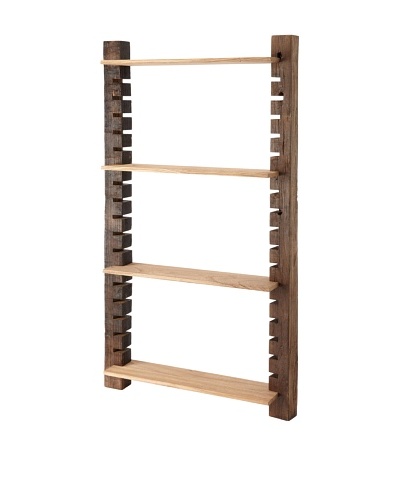 The HomePort Collection Unysn Elm Wall Shelf, Tall