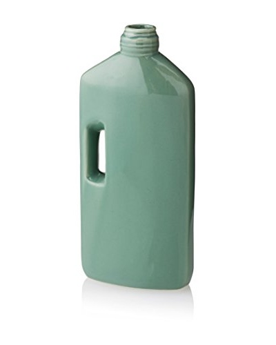 The HomePort Collections Lara Ceramic Vase, Emerald