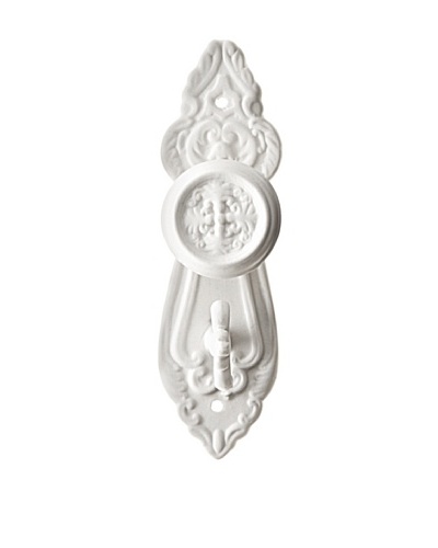 The HomePort Collections Ceramic Empire Doorplate Hook