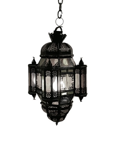 Badia Clear Glass Lantern