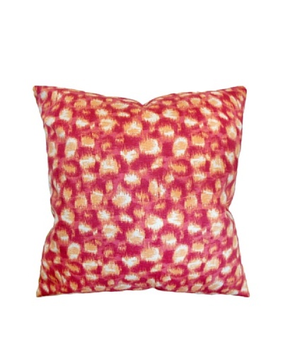 The Pillow Collection Imperatriz Geometric Pillow, Azalea, 18 x 18