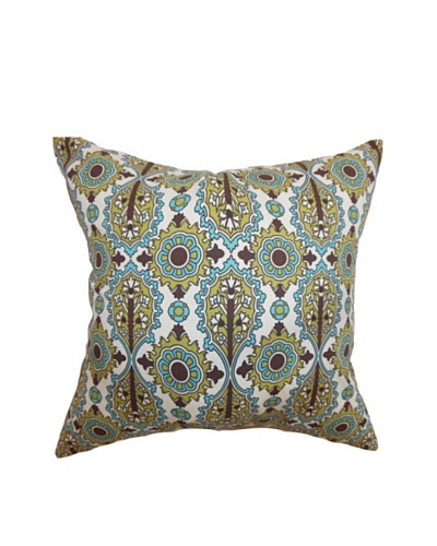 The Pillow Collection Yelimane Geometric Pillow, Chocolate