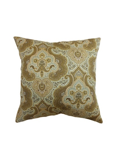 The Pillow Collection Danielle Paisley Pillow, Cocoa