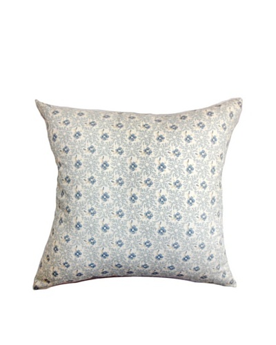 The Pillow Collection Deion Floral Pillow, Blue