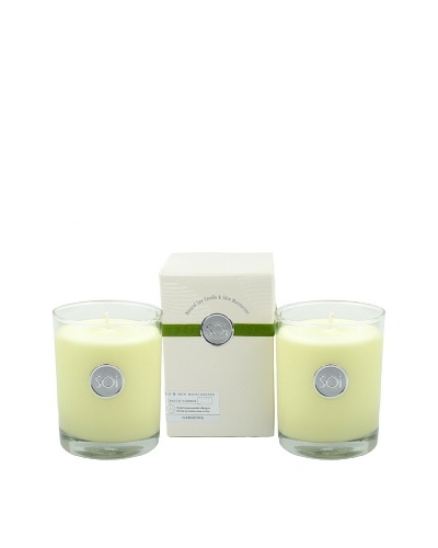 The Soi Co. Set of 2 Gardenia 13.5-Oz. Luxe Box Candles