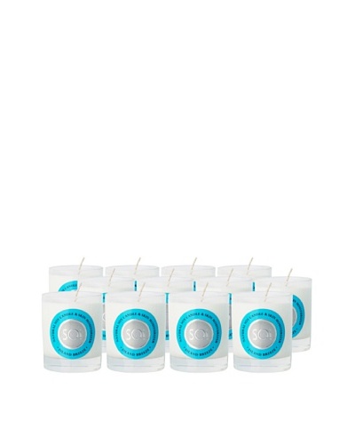 The Soi Co. Set of 12 3-Oz. Island Breeze Votives