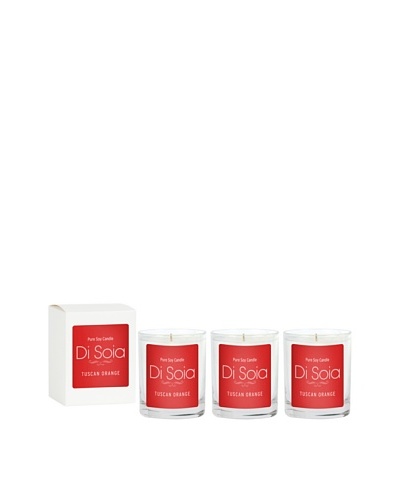 The Soi Co. Disoia 3-Pack Tuscan Orange Votives