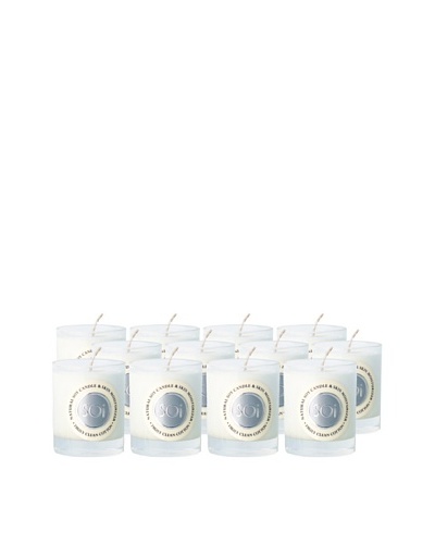 The Soi Co. Set of 12 3-Oz. Truly Clean Cotton Votives