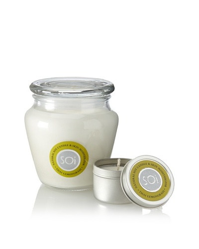 The Soi Co. Thai Lemongrass 16-Oz. & 2-Oz. Candle Set