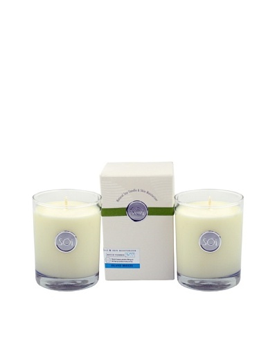 The Soi Co. Set of 2 Island Breeze 13.5-Oz. Luxe Box Candles