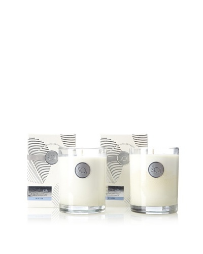 The Soi Co. Set of 2 13.5-Oz Winter Luxe Box Candles