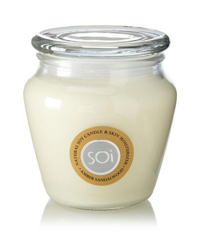 The Soi Co. 16-Oz Amber Sandalwood Keepsake Candle