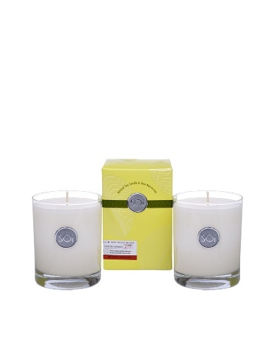 The Soi Co. Set of 2 Tuscan Blood Orange 13.5-Oz. Luxe Box Candles