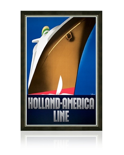 Holland America Line (Restrike) Framed Print